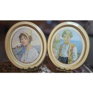 Pair of Vintage Framed Lucas-Robiquet Prints, Sea Dreams and Sea Urchin